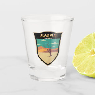 Vaso De Chupito Deadvlei Namibia Viaje Arte de época