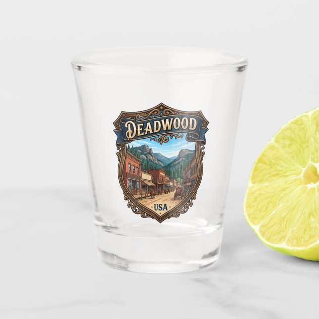 Vaso De Chupito Deadwood EE. UU. (Anverso)