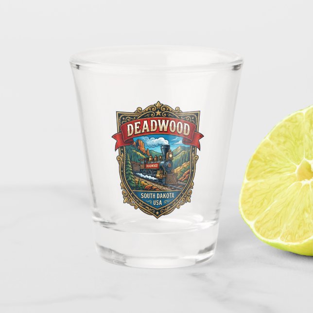 Vaso De Chupito Deadwood EE. UU. (Anverso)