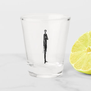 Vaso De Chupito Décimosexto los E.E.U.U. presidente alto largo de