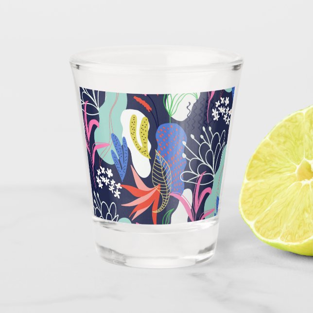 Vaso De Chupito Decoración maravillosa (Anverso)
