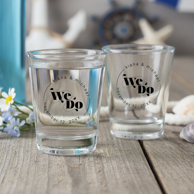 Vaso De Chupito Decoración moderna de boda We Do ID887 (Subido por el creador)