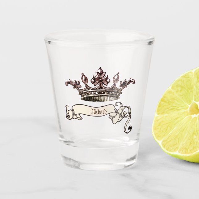 Vaso De Chupito Decreto Real Personalizado (Anverso)