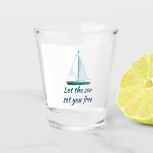 Vaso De Chupito Deja que el mar te libere