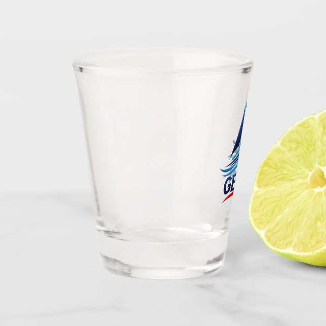 Vaso de chupito del equipo GBM (Izquierda)