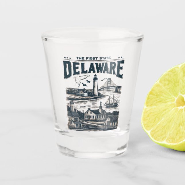 Vaso De Chupito Delaware (Anverso)