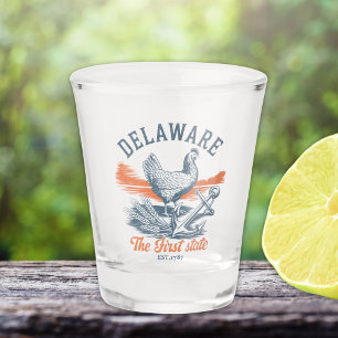 Vaso De Chupito Delaware First State Vintage Shot Glass