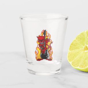 Vaso De Chupito Demón de rock