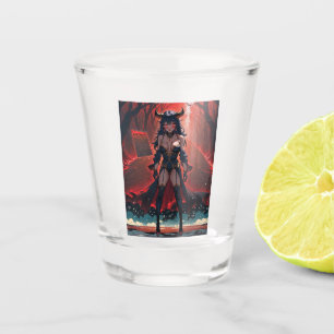 Vaso De Chupito Demonia con contacto en la encrucijada, Anime Demo