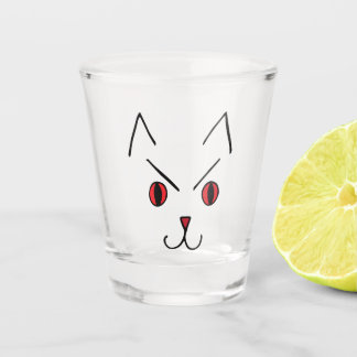 Vaso De Chupito Demonio Gato Enojado