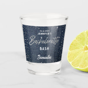 Vaso De Chupito Denim Diamond Purpurina Diamante de imitación Mari