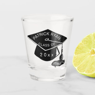 Vaso De Chupito Denominación monograma de la tapa de graduación 