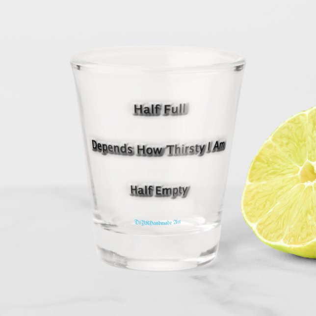 Vaso De Chupito Depende De Lo Sedioso Que Estoy Sacudiendo Vidrio (Anverso)