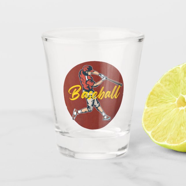 Vaso De Chupito Deporte de béisbol (Anverso)