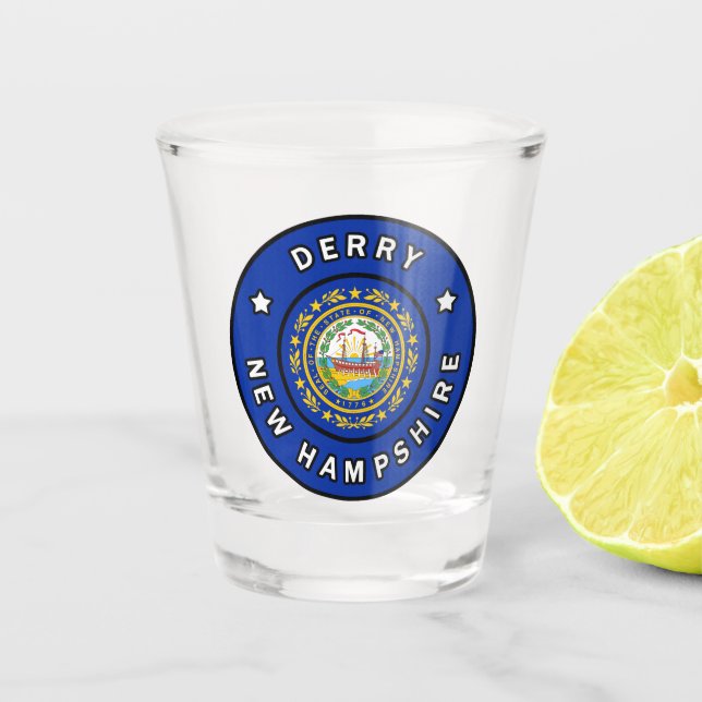 Vaso De Chupito Derry New Hampshire (Anverso)