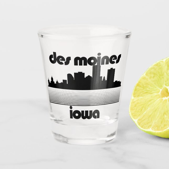 Vaso De Chupito Des Moines, Iowa (Anverso)