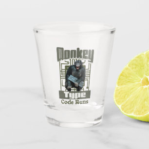 Vaso De Chupito Desarrollador Full-Stack de tipo mono, código se e