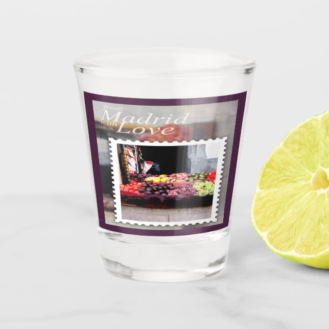 Vaso De Chupito Desde Madrid con amor (Anverso)
