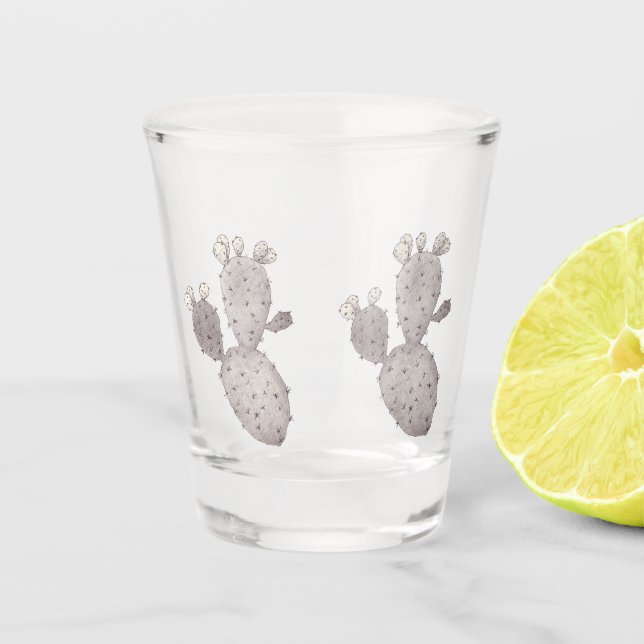 Vaso De Chupito Desert Cactus (Anverso)