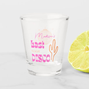 Vaso De Chupito Desert Disco Bachelorette Party Rosa y Naranja