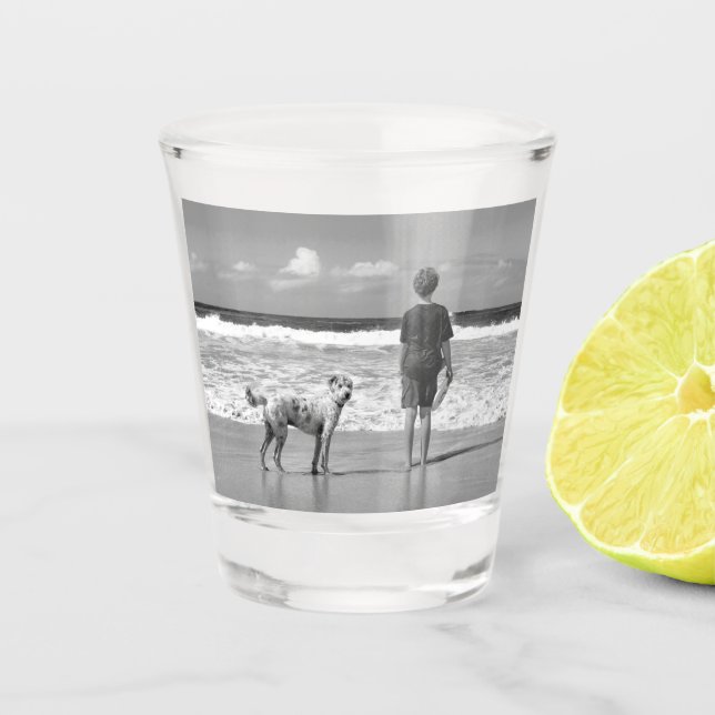 Vaso De Chupito Design Your Own Pet Photo Shot Glass (Anverso)