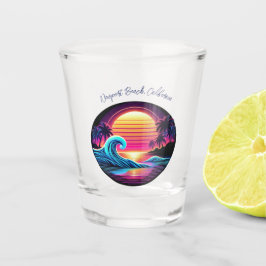 Vaso De Chupito Deslumbramiento de la superficie del sol