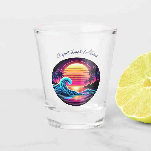 Vaso De Chupito Deslumbramiento de la superficie del sol (Anverso)
