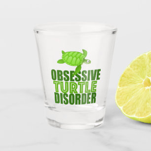 Vaso De Chupito Desorden obsesivo de la tortuga