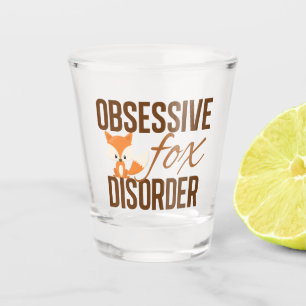 Vaso De Chupito Desorden obsesivo lindo del Fox