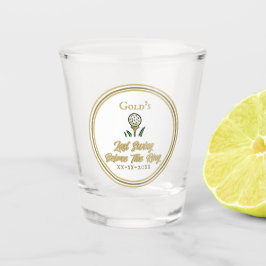 Vaso De Chupito Despedida de soltera Boda Golf Oro Blanco