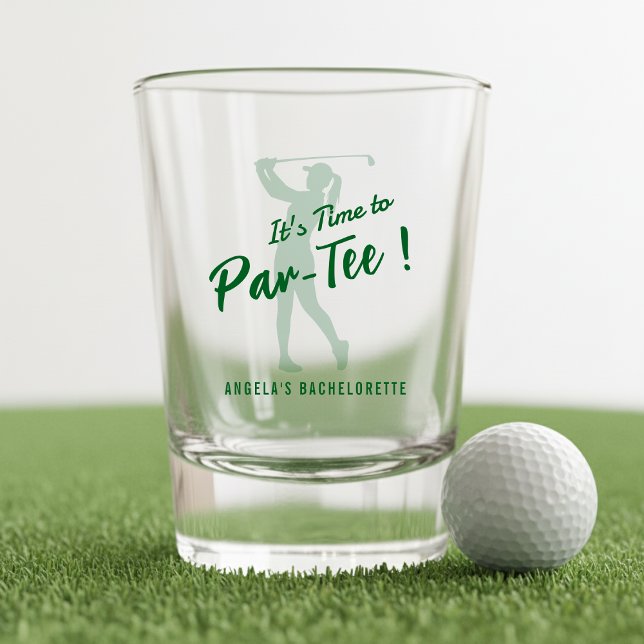 Vaso De Chupito Despedida de soltera de golf Es hora de Par-Tee (Subido por el creador)