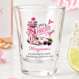 Vaso De Chupito Despedida de soltera de golf Let's Par Tee