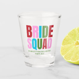 Vaso De Chupito Despedida de soltera de la Novia de Invierno Squad