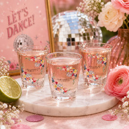 Vaso De Chupito Despedida de soltera disco de jardín personalizada