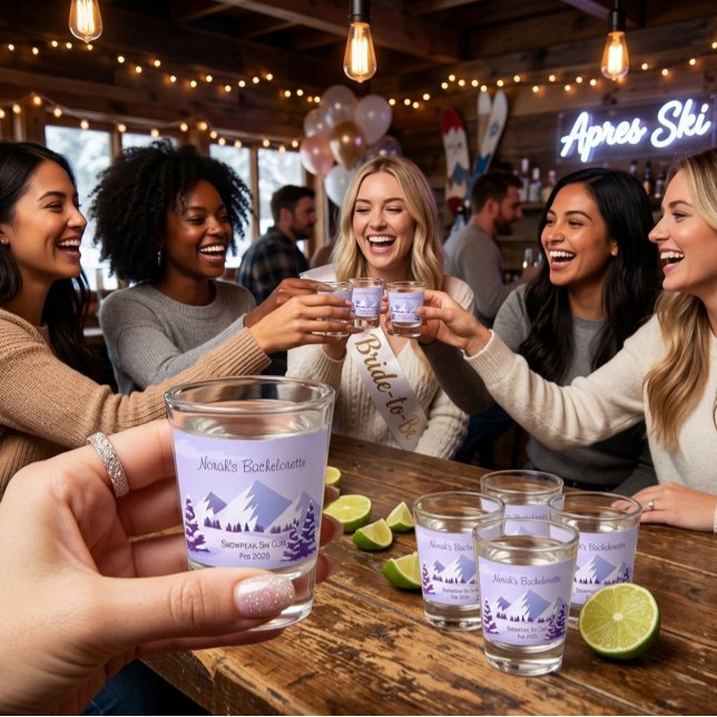 Vaso De Chupito Despedida de soltera en la montaña de invierno per (Subido por el creador)