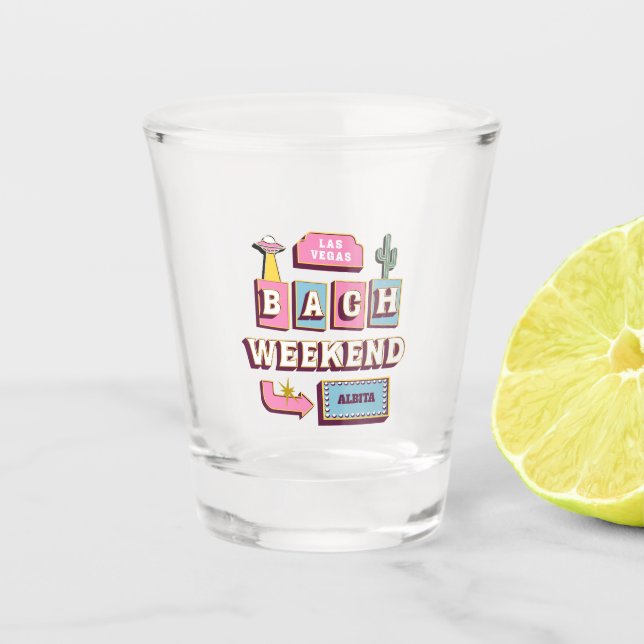 Vaso De Chupito despedida de soltera las vegas nevada (Anverso)