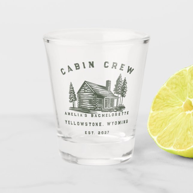 Vaso De Chupito Despedida de soltera personalizada de fin de seman (Anverso)