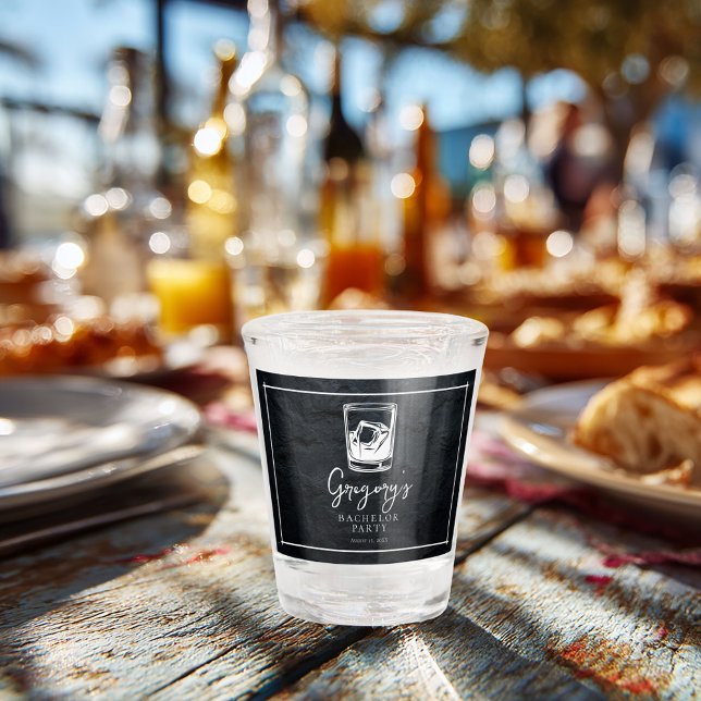 Vaso De Chupito Despedida de soltero moderna y elegante (Subido por el creador)