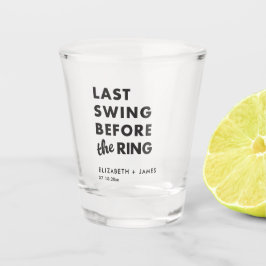 Vaso De Chupito Despedida de Soltero Último Brinco Antes del Anill