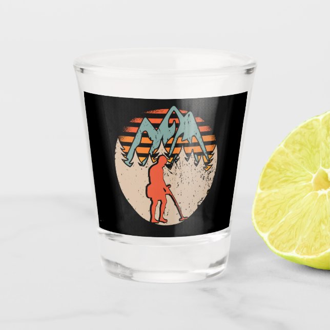 Vaso De Chupito Detectora Metalizado de Sondeln de época (Anverso)