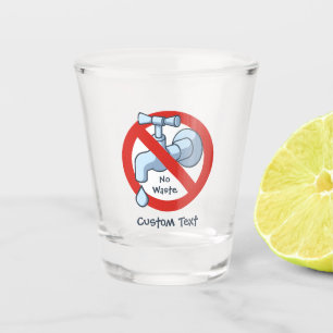 Vaso De Chupito Detener el desperdicio de agua