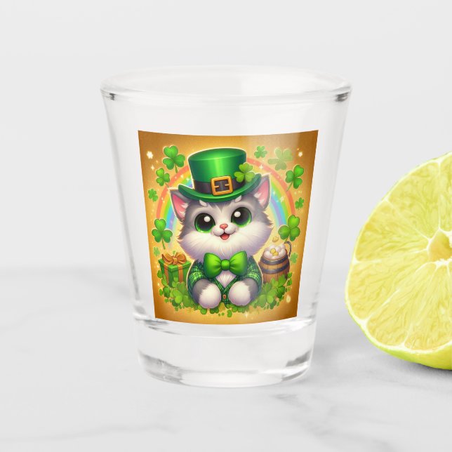 Vaso De Chupito Día de San Patricio (Anverso)