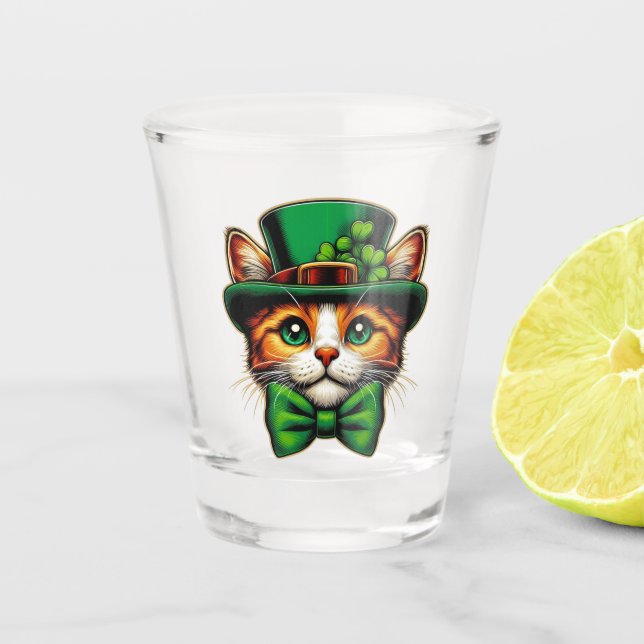 Vaso De Chupito Día de San Patricio (Anverso)