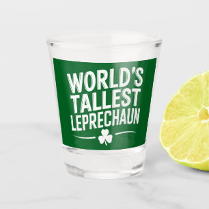 Vaso De Chupito Día de San Patricio del duende más alto del mundo