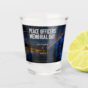 Vaso De Chupito Día del Memorial de los Oficiales de Paz London Br