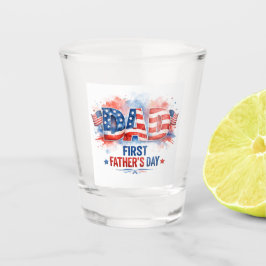 Vaso De Chupito Día del Padre Patriótico