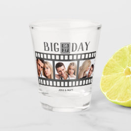 Vaso De Chupito Día Grande Película Divertida Boda Añadir 3 Fotos