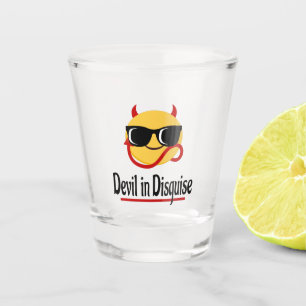 Vaso De Chupito diablo disfrazado Emoji Hot Trendy Funny