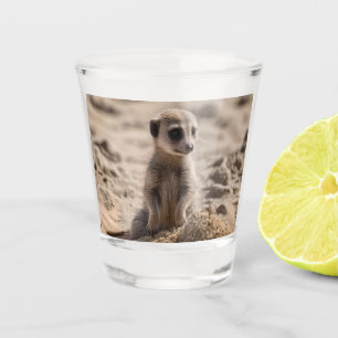 Vaso De Chupito "Días soleados: La aventura del bebé Meerkat en la