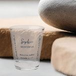Vaso De Chupito Dibujo simple y caprichoso Cualquier Boda de color<br><div class="desc">Regalo de fiesta de boda para personalizar a tus damas de novia o a cualquiera en tu fiesta de novias. También puede añadir el nombre de la novia y el novio y la fecha de su boda. Diseño de doodle moderno y simple con corazones de amor. También puede editar los...</div>